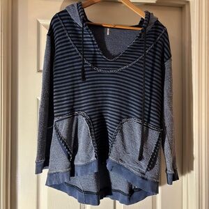 Free People Oversized Knit Sweatshirt